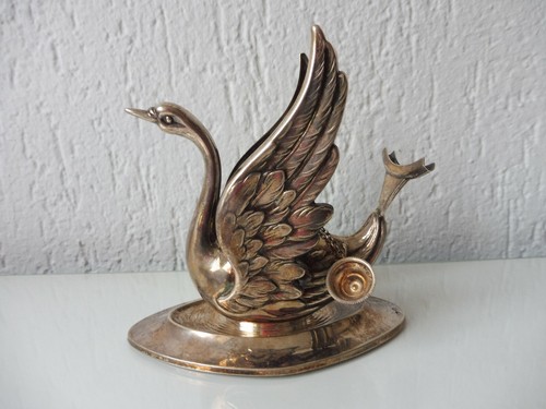 Edle alte silberfigur schwan - alte,