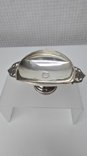 800 silber schale auf fuß - auf,