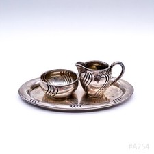 Antikes Milch Zuckerset 800