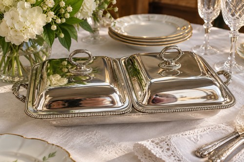 Antike englische twin entree - englische,