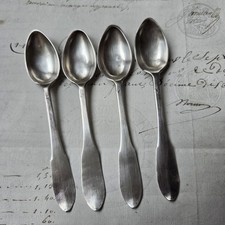 4 Mokkalöffel Silber 33g