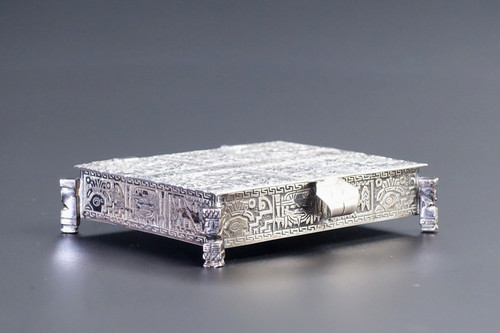 900er silber 485 - , schatulle